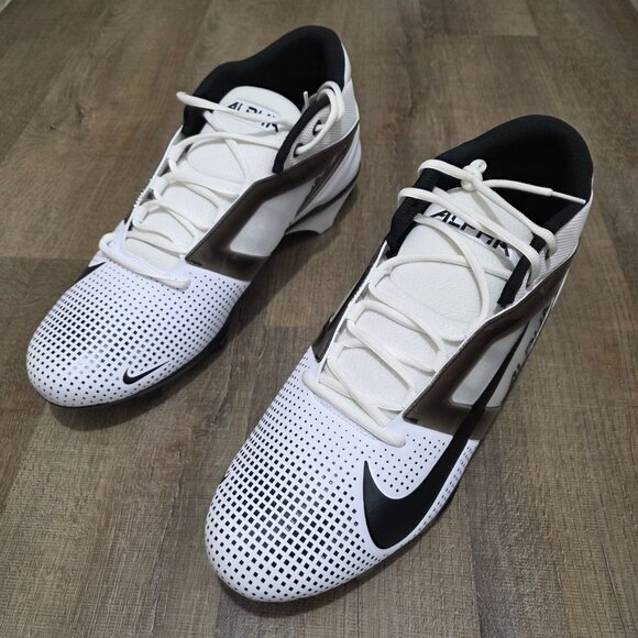 Nike Alpha Menace Elite 4 Football Cleats FZ7702-105 White Black Men’s Size 16 main image 7